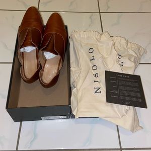 Nisolo Emma d’Orsay Flat - Brandy size 8.5